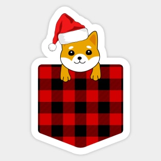 Christmas Dog Sticker